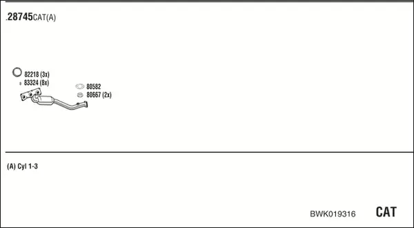 Изпускателна система WALKER              