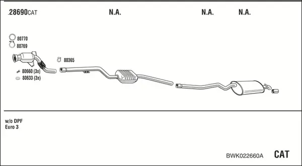 Изпускателна система WALKER              