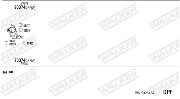 Изпускателна система WALKER              