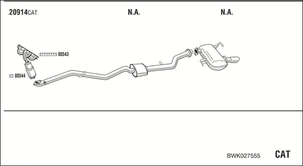 Изпускателна система WALKER              