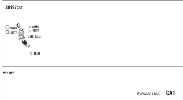 Изпускателна система WALKER              