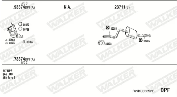 Изпускателна система WALKER              