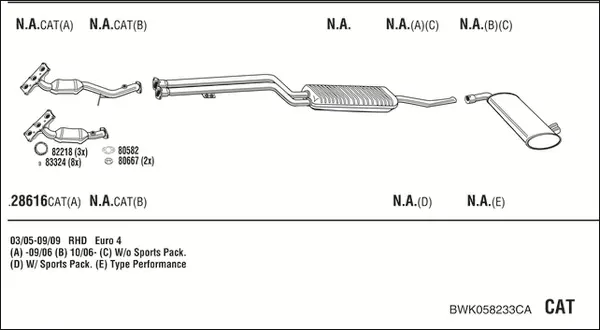 Изпускателна система WALKER              