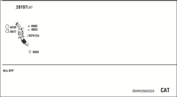 Изпускателна система WALKER              