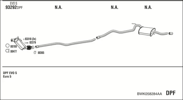 Изпускателна система WALKER              