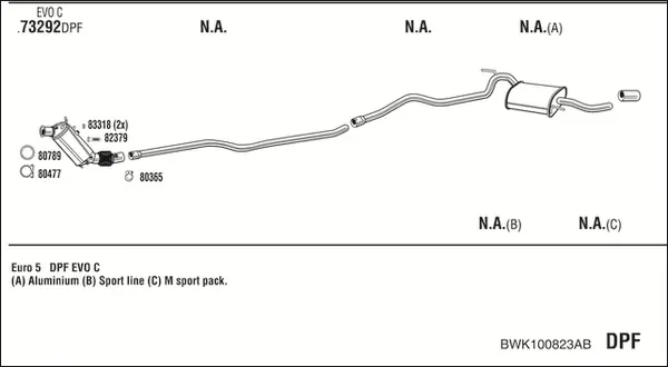Изпускателна система WALKER              