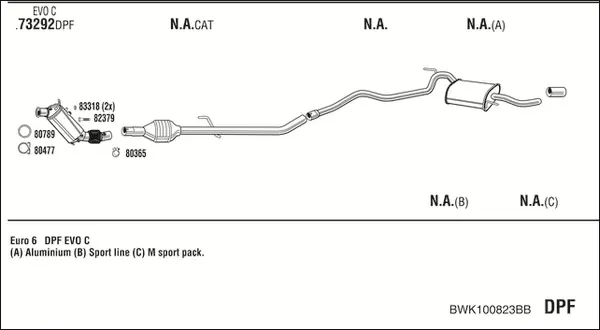 Изпускателна система WALKER              