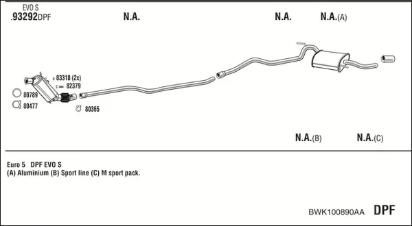 Изпускателна система WALKER              
