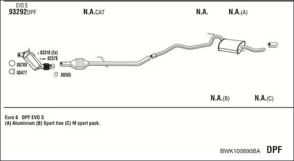 Изпускателна система WALKER              