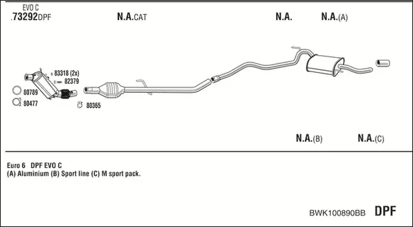 Изпускателна система WALKER              
