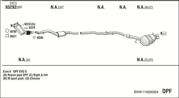 Изпускателна система WALKER              
