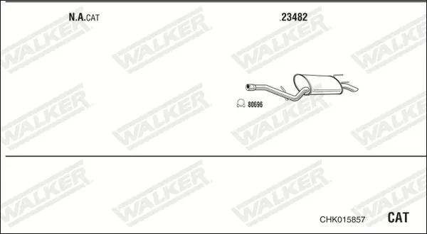 Изпускателна система WALKER              