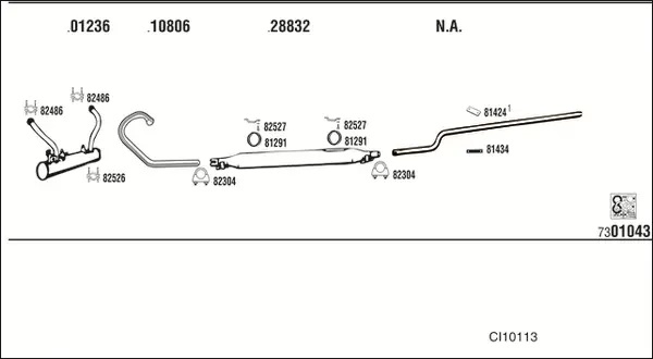 Изпускателна система WALKER              