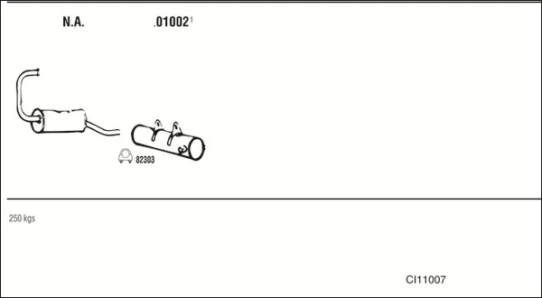 Изпускателна система WALKER              