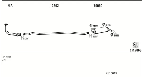 Изпускателна система WALKER              