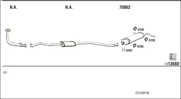 Изпускателна система WALKER              