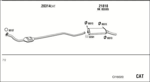 Изпускателна система WALKER              