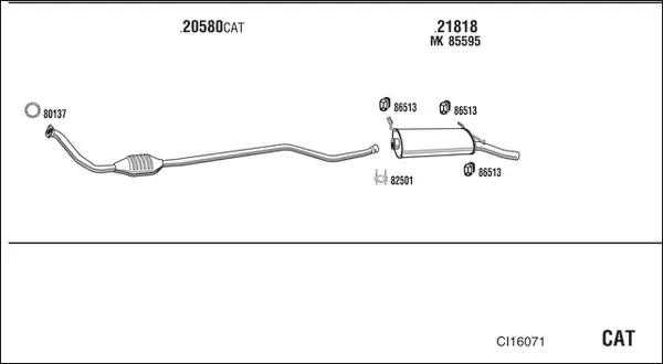 Изпускателна система WALKER              