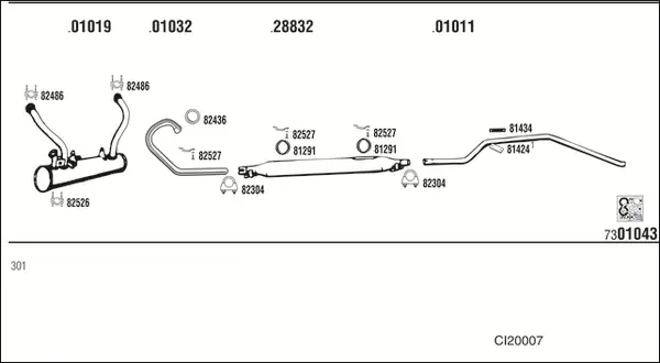 Изпускателна система WALKER              