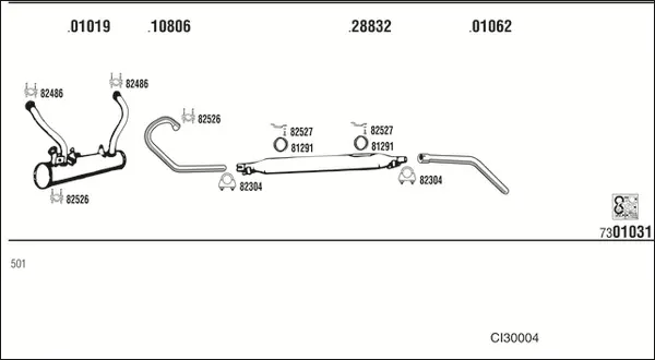 Изпускателна система WALKER              