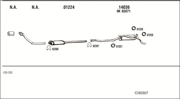 Изпускателна система WALKER              