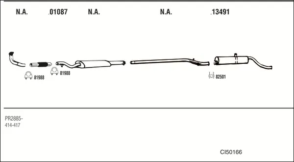 Изпускателна система WALKER              