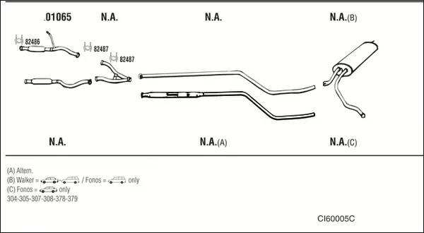 Изпускателна система WALKER              