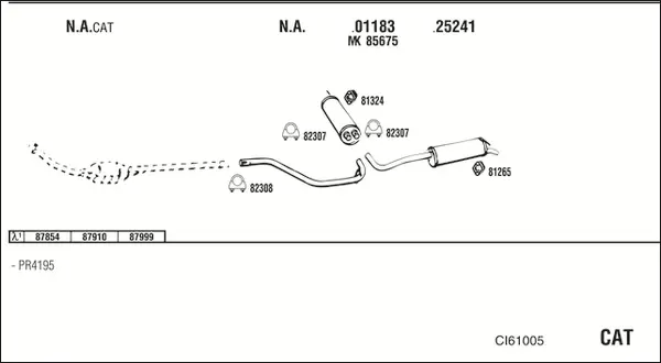 Изпускателна система WALKER              