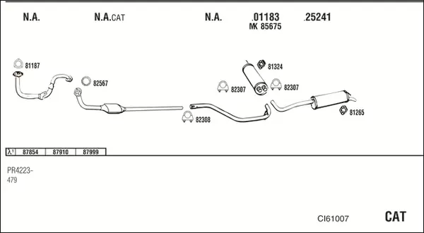Изпускателна система WALKER              