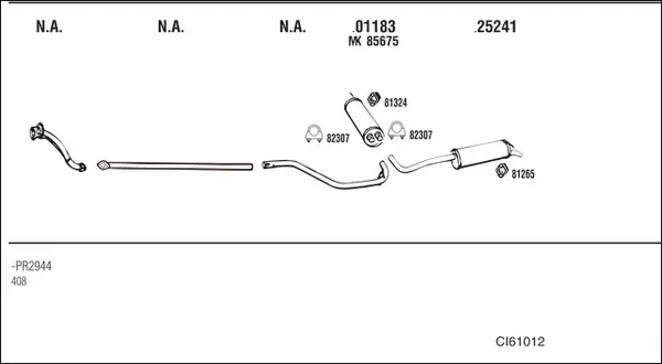 Изпускателна система WALKER              