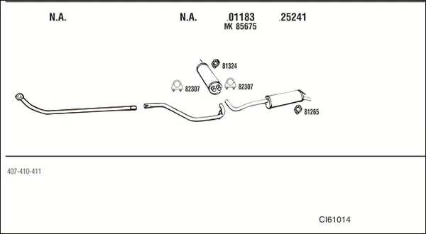 Изпускателна система WALKER              
