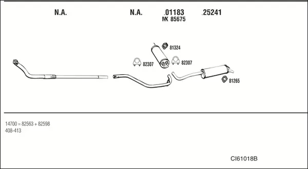 Изпускателна система WALKER              