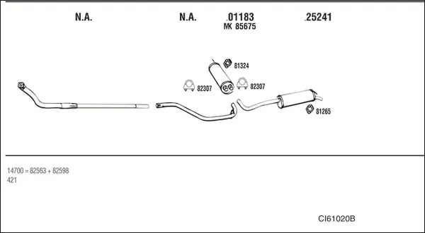 Изпускателна система WALKER              