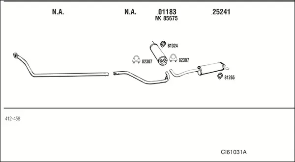Изпускателна система WALKER              