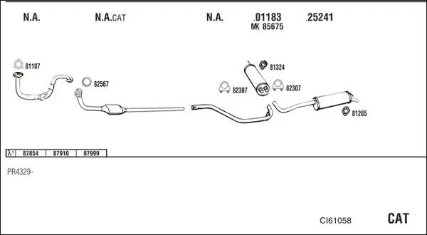 Изпускателна система WALKER              