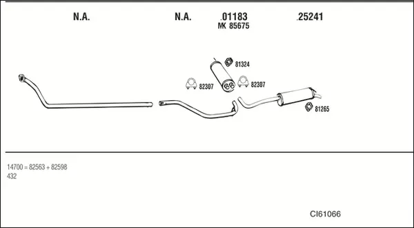 Изпускателна система WALKER              