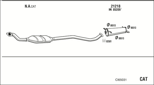 Изпускателна система WALKER              