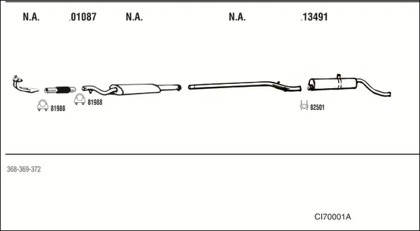 Изпускателна система WALKER              