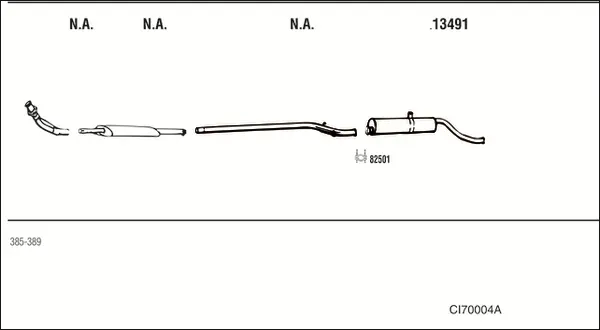 Изпускателна система WALKER              