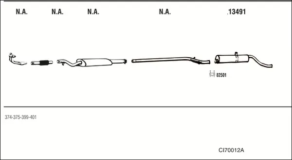 Изпускателна система WALKER              