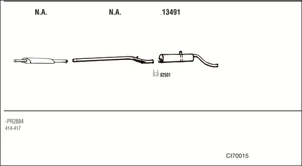 Изпускателна система WALKER              