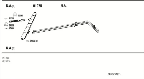 Изпускателна система WALKER              