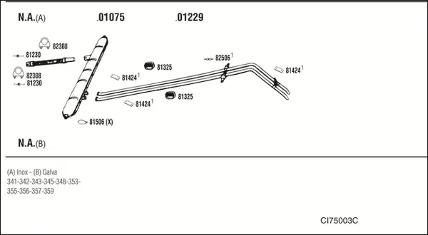 Изпускателна система WALKER              