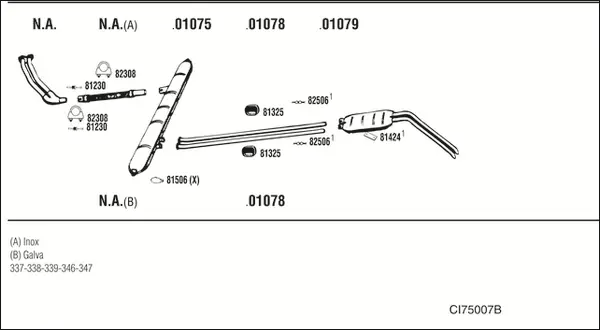 Изпускателна система WALKER              