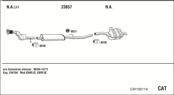 Изпускателна система WALKER              