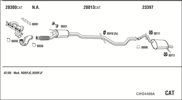 Изпускателна система WALKER              