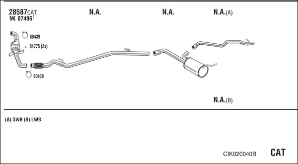 Изпускателна система WALKER              