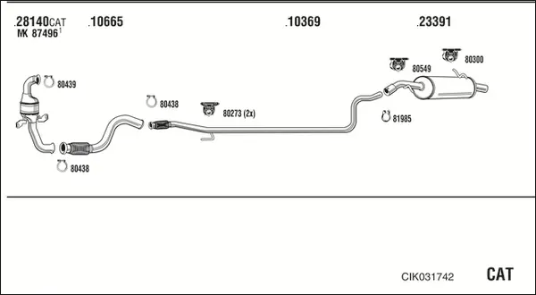 Изпускателна система WALKER              
