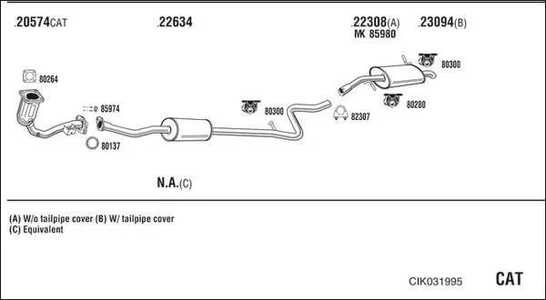 Изпускателна система WALKER              