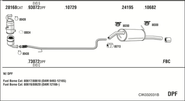 Изпускателна система WALKER              